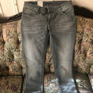 Skinny Lin Denim gray faded jeans